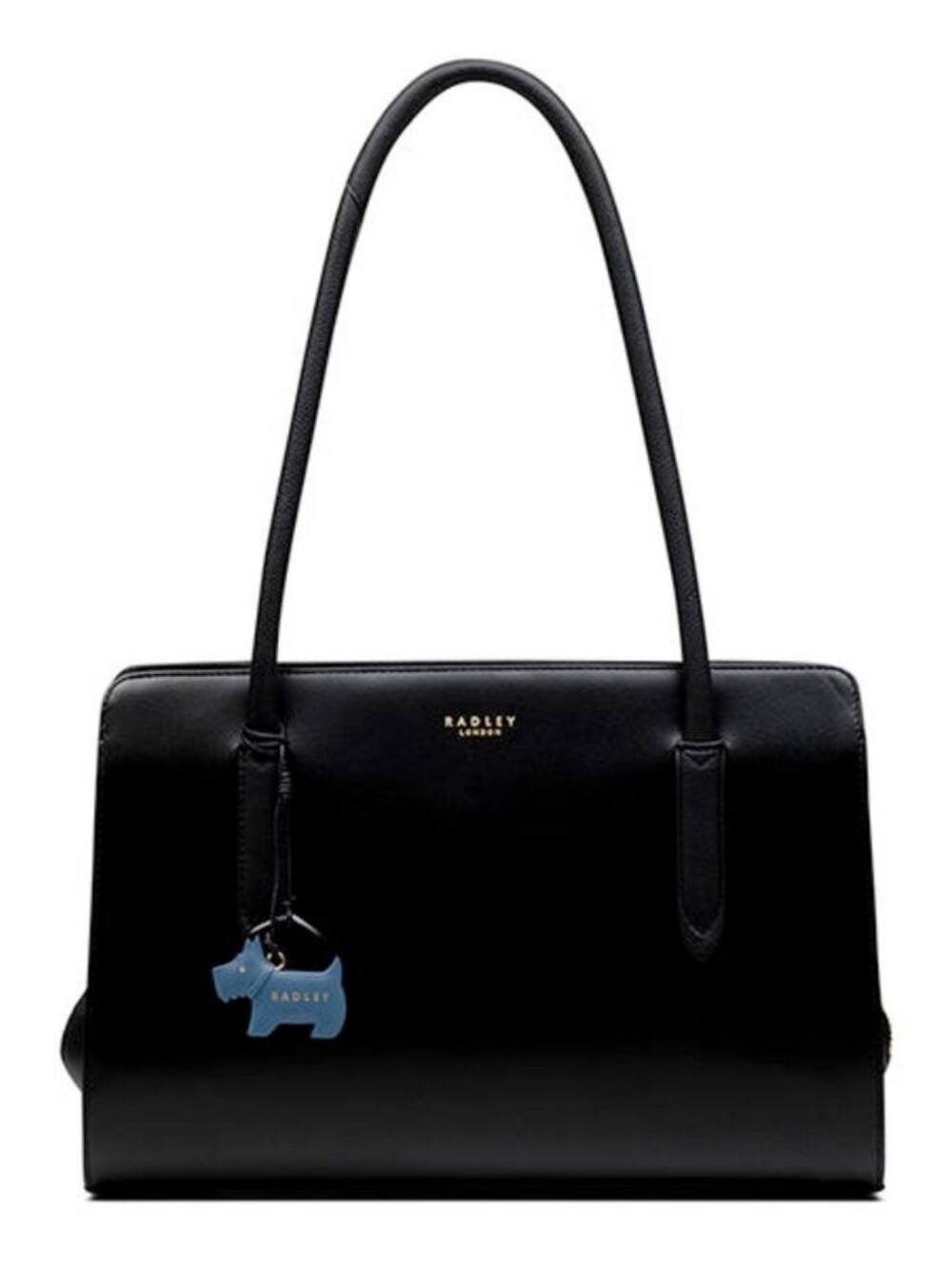RADLEY LONDON Black Leather Liverpool Street Shoulder Bag EUC